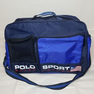 Polo Sport Ralph Lauren Duffle Blue, w/ Shoulder Strap
